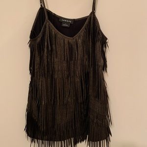 Black/Gold fridge tank